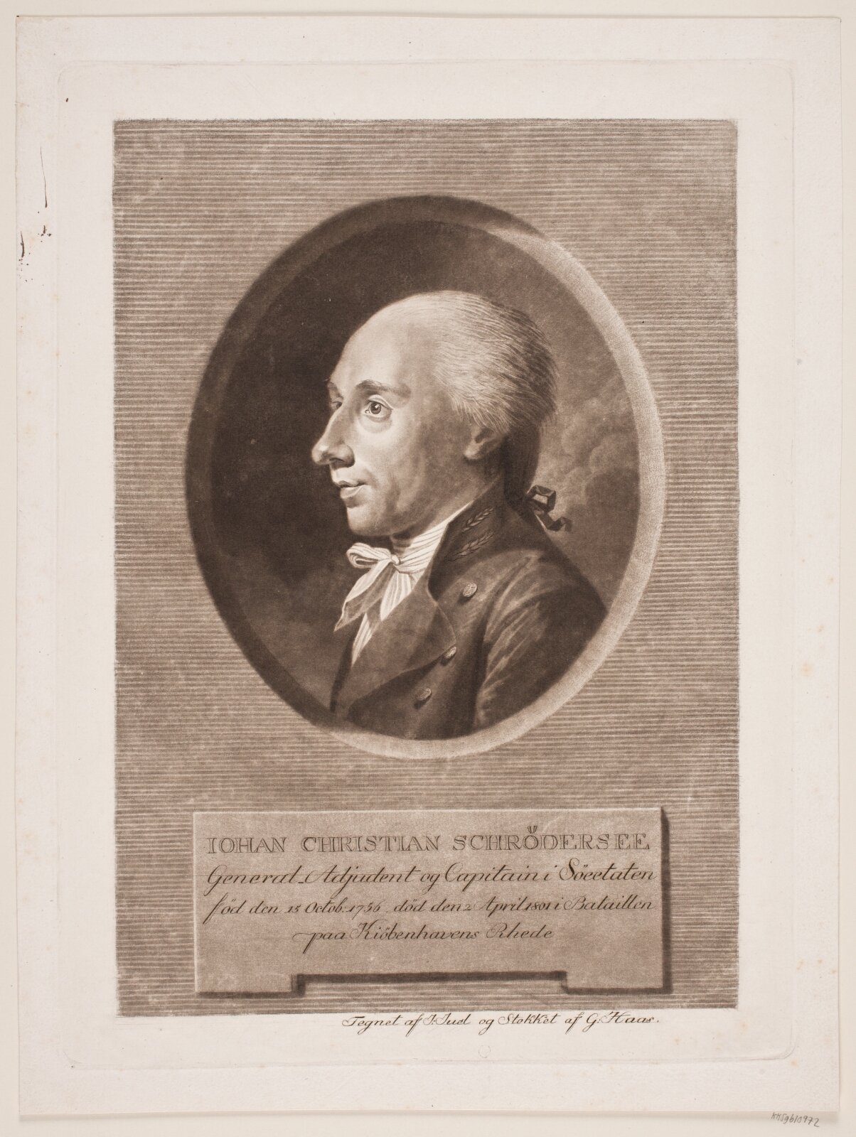 Georg Haas, Søofficer J. C. Schrødersee