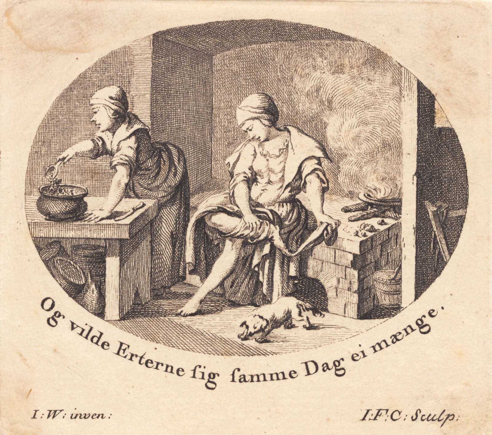J.F. Clemens, Dorothea i køkkenet