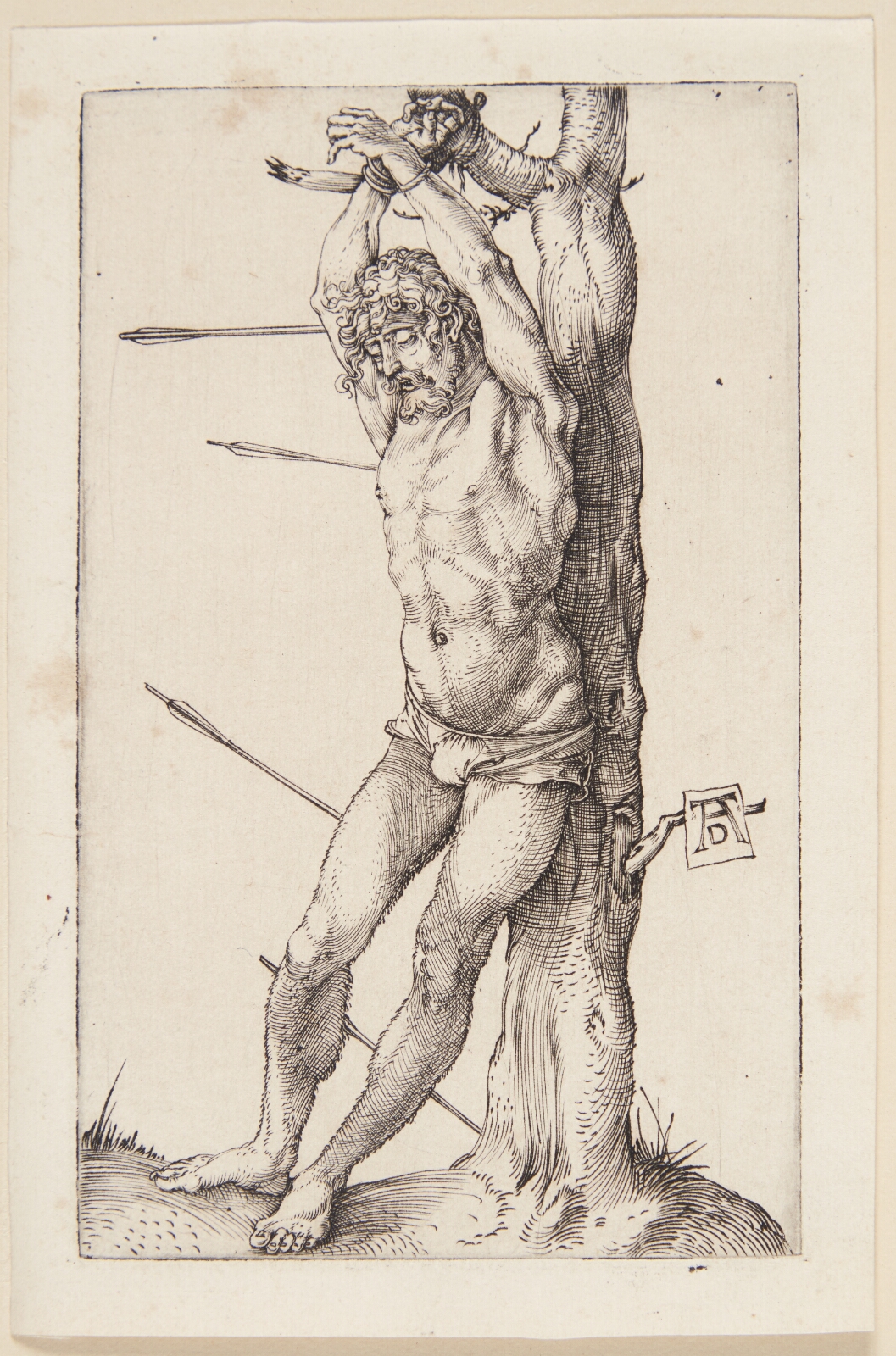 Albrecht Dürer, Den Hellige Sebastian, bundet til et træ