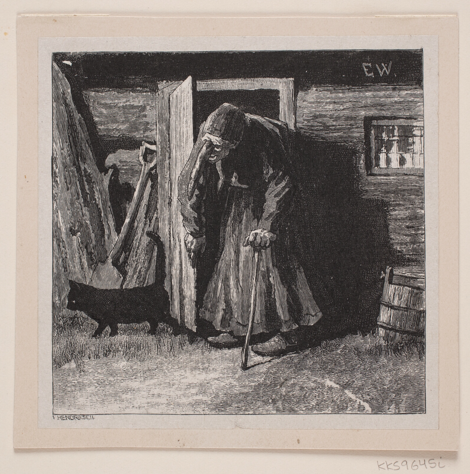 F. Hendriksen, Illustration til "Soria Moria slot"