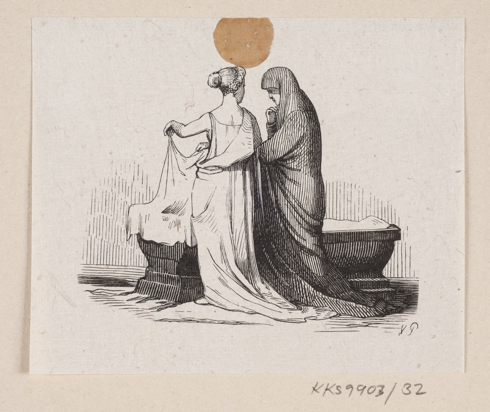 H.P. Hansen, Illustration til "Lykkens Kalosker" i H.C. Andersen, "Eventyr og Historier", Bind 1
