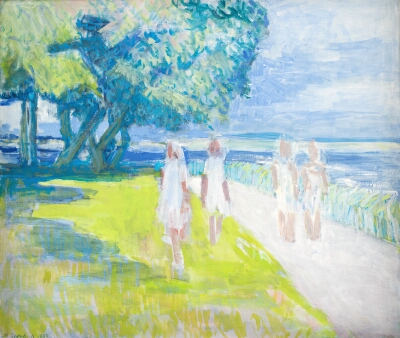 Girls near Præstø Bay