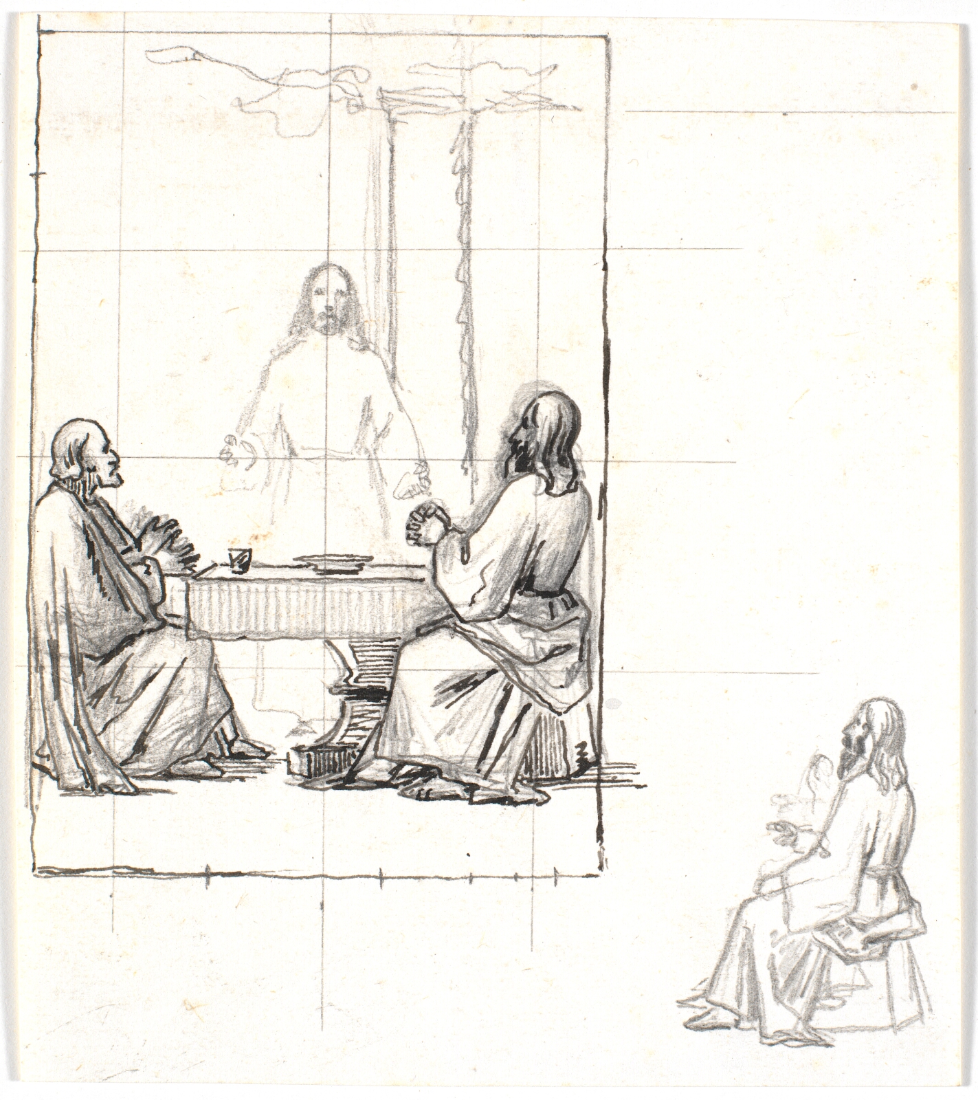 Martinus Rørbye, Kristus og de to disciple i Emmaus