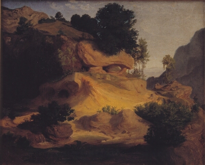 Landscape near Subiaco, Italy
