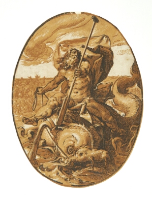 Neptune, Goltzius, Hendrick, 1592-1595