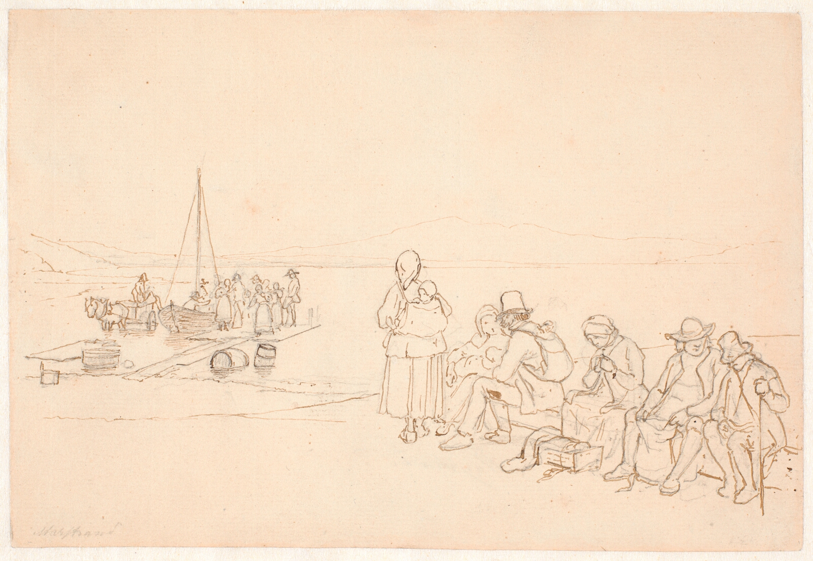 Wilhelm Marstrand, Aften ved Siljansøen