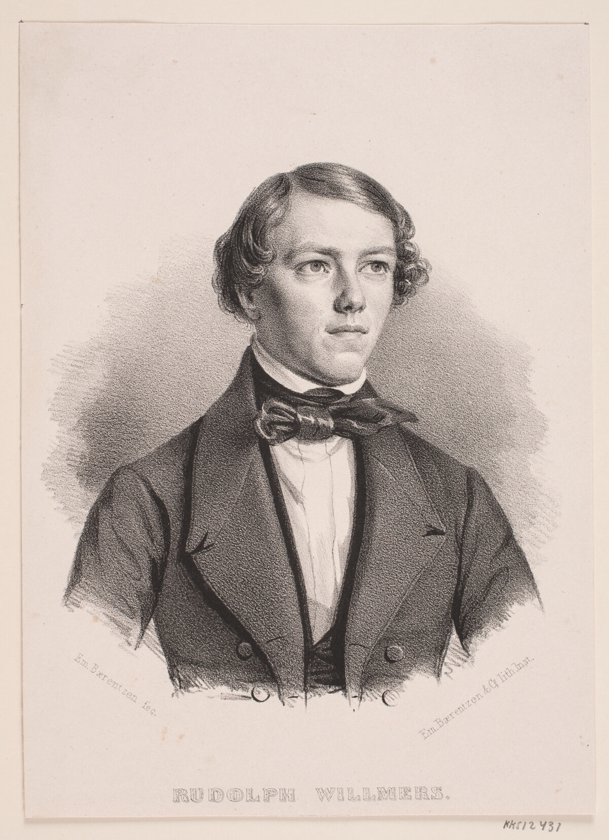 Rudolph Willmers, 1841, Emil Ditlev Bærentzen, Em. Bærentzen's ...