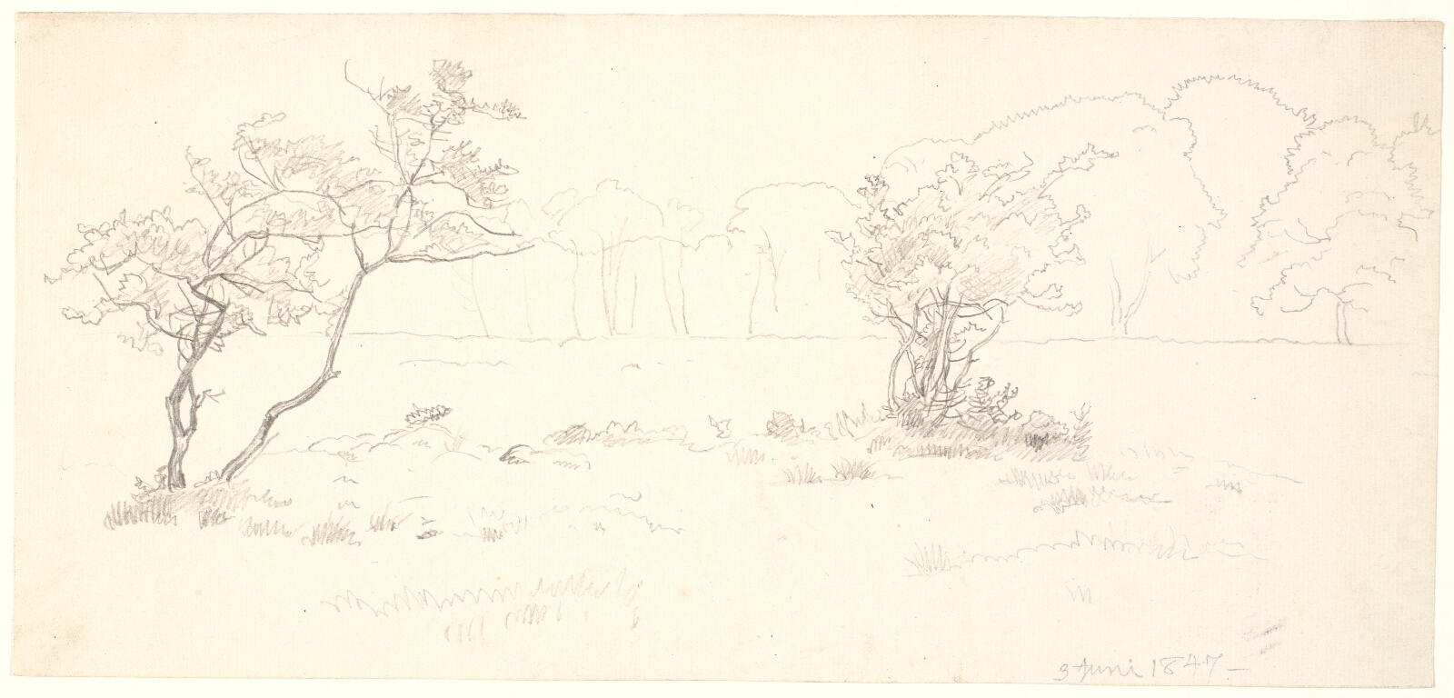 P.C. Skovgaard, Fra Eremitagesletten i Dyrehaven.