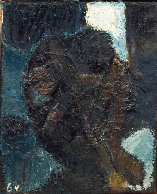 Depressed. Seated Figure