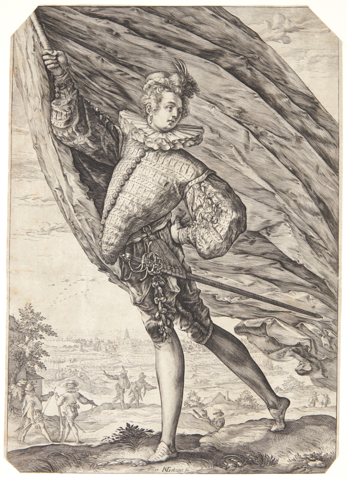 Hendrick Goltzius, Den store fanebærer