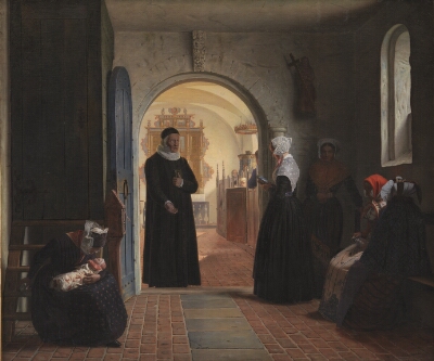 A Woman's Solemn Churching after Childbirth