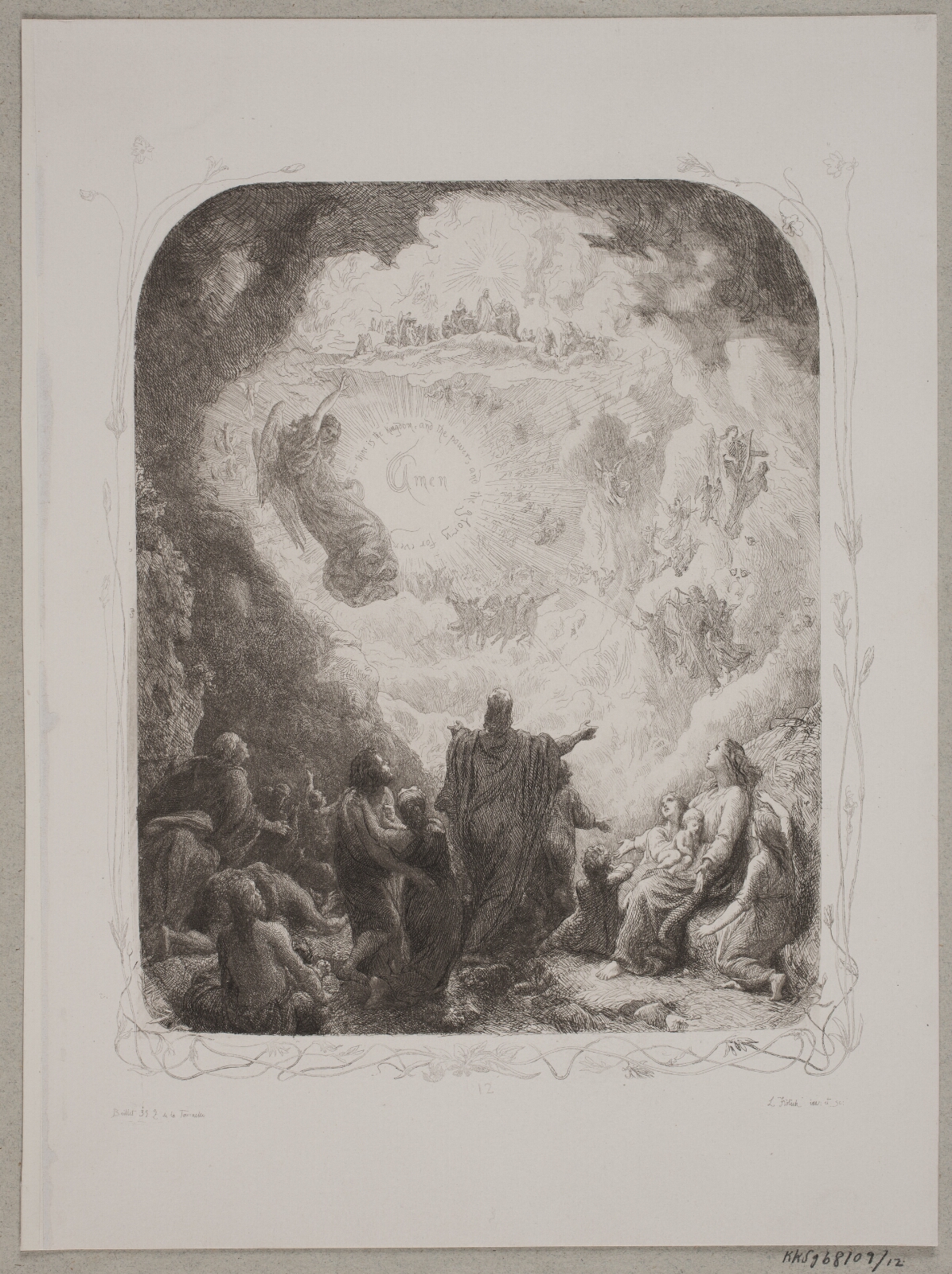 Lorenz Frølich, Illustration til "The Lord's Prayer"