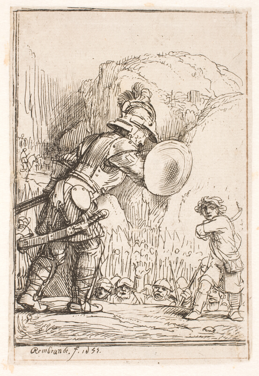 Rembrandt van Rijn, David og Goliath