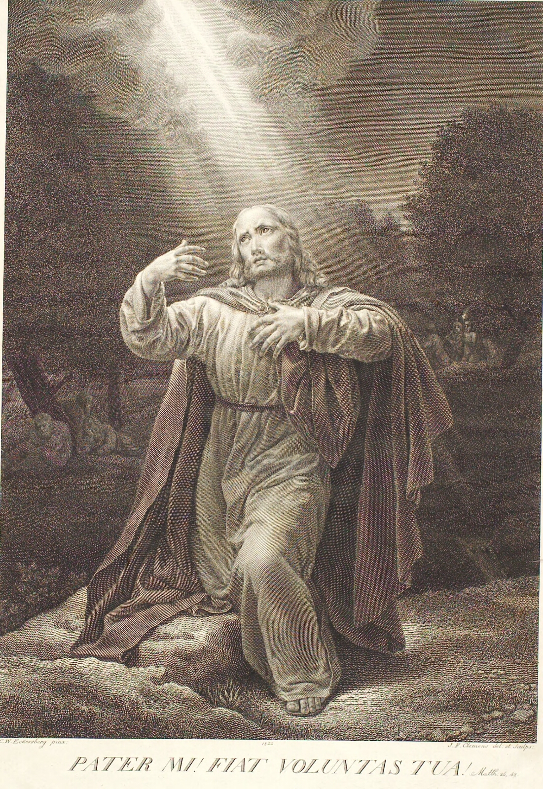 J.F. Clemens, Kristus i Gethsemane Have