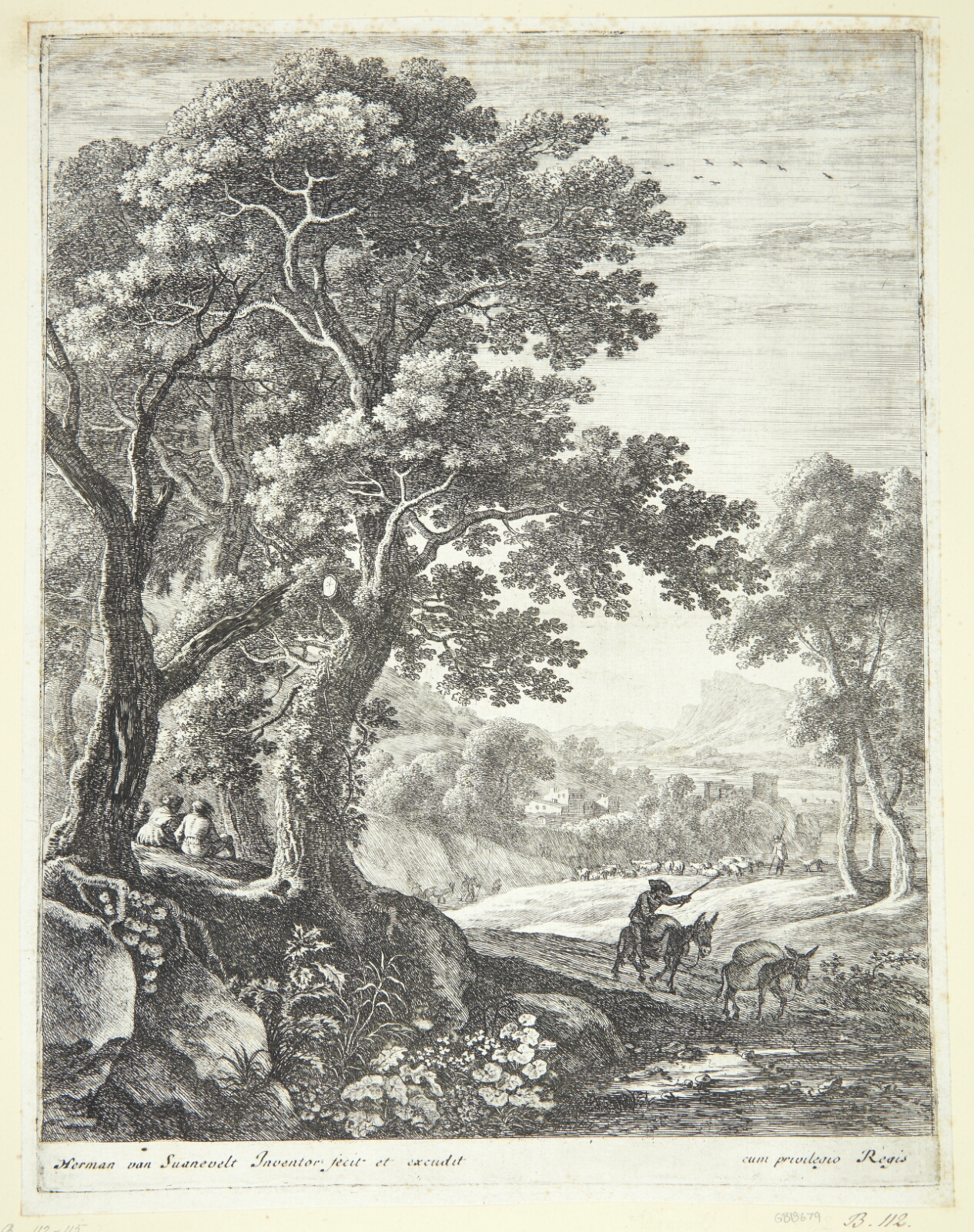 Herman van Swanevelt, To æsler