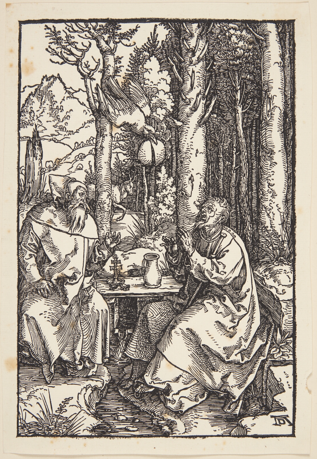Albrecht Dürer, Den hellige Antonius besøger den Skt. Paul i ødemarken