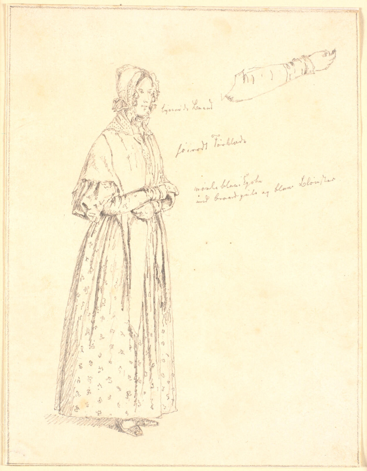Christen Købke, Stående kvinde