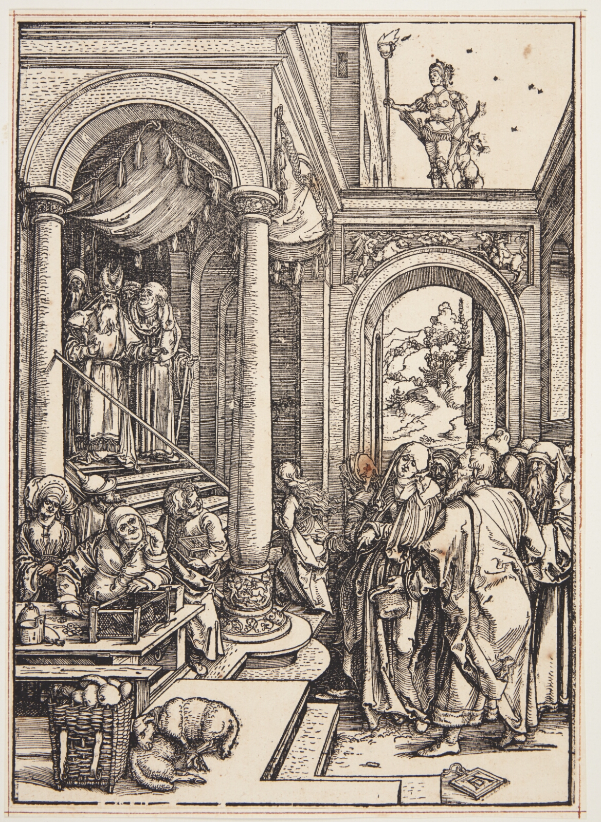 Albrecht Dürer, Jomfru Maria fremstilles i templet