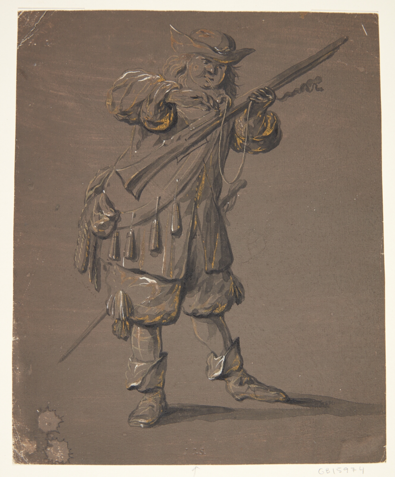 Johan le Ducq, Soldat med gevær