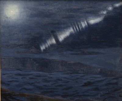 Aurora January 7th 1900, 21.30 hours. Akureyri