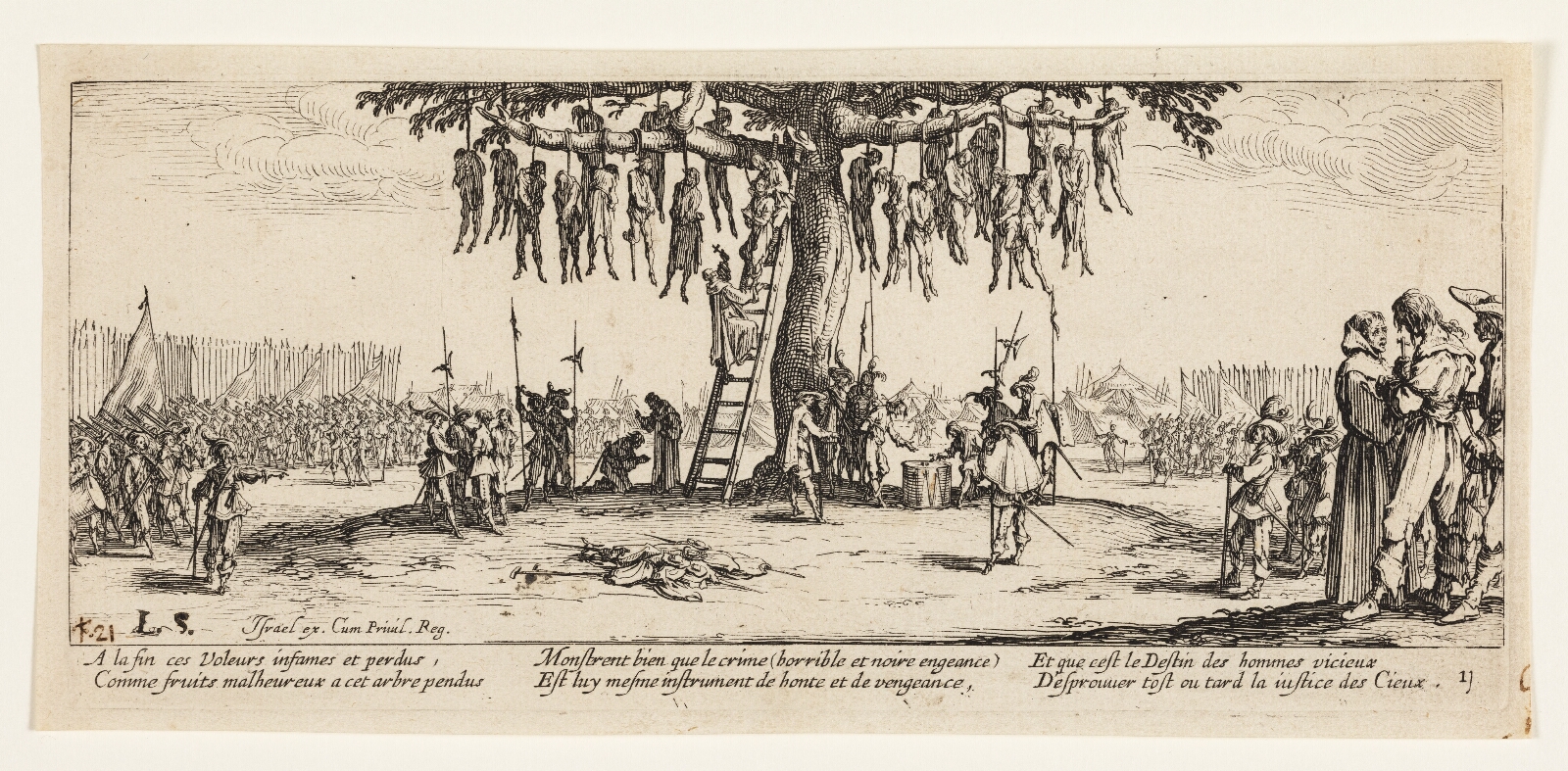 Jacques Callot, Afstraffelse ved hængning