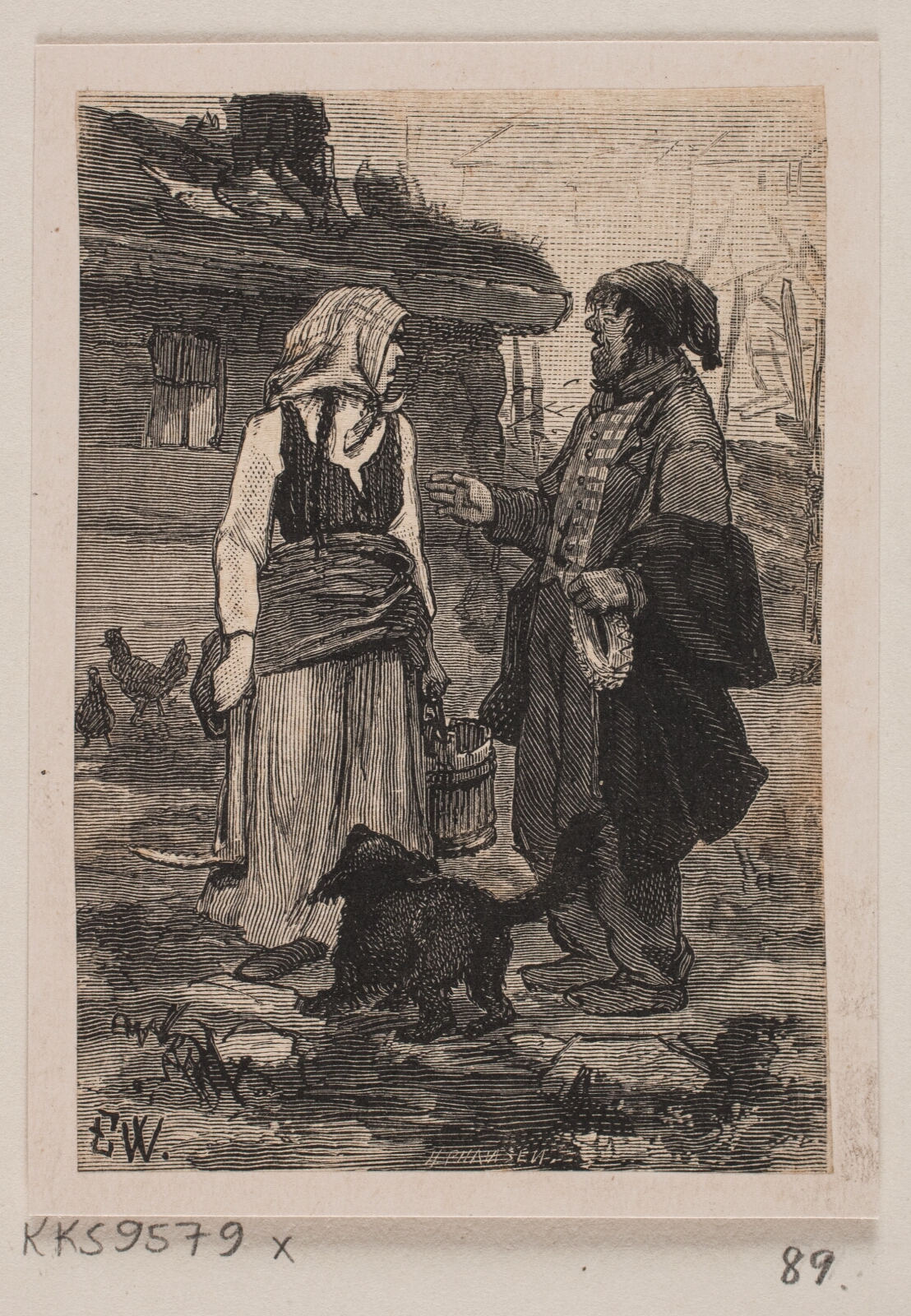 H.P. Hansen, Illustration til "Kulbrænderen"