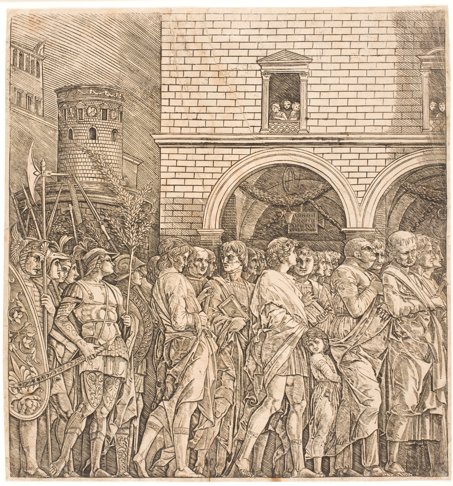 Andrea Mantegna, Det romerske senat følger en triumf