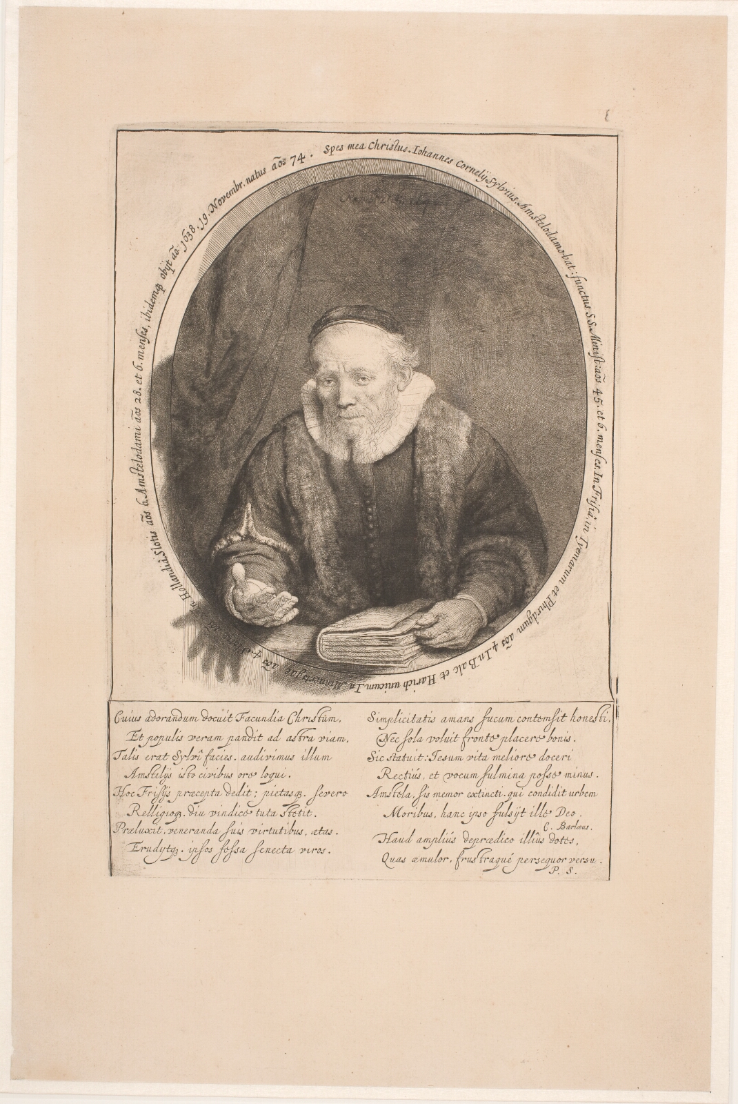 Rembrandt van Rijn, Præsten Jan Cornelius Sylvius
