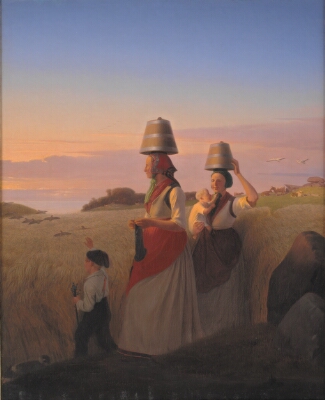 Rural Scene, Sonne, Jørgen V., 1848