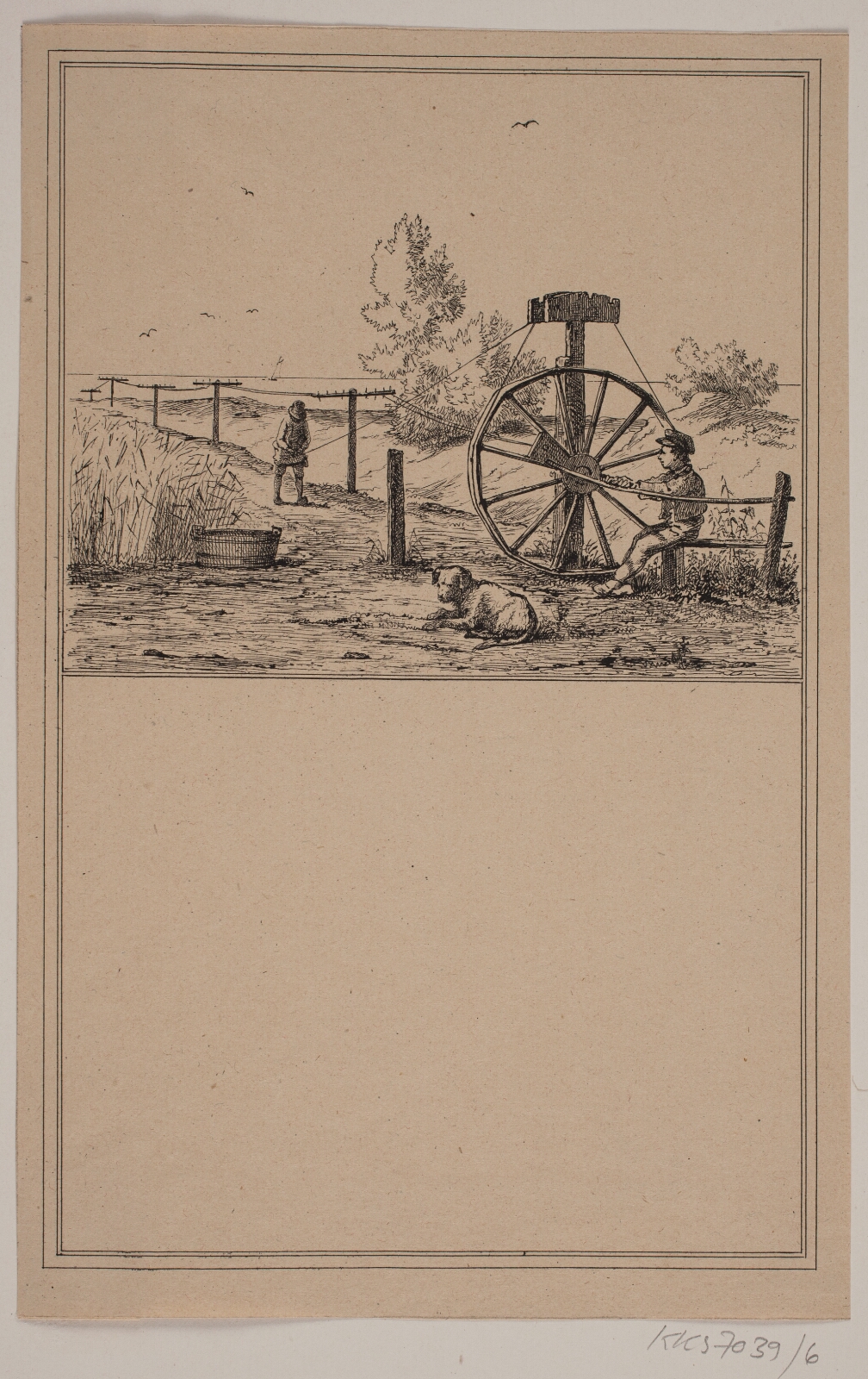 Adolph Kittendorff, Rebslageren. Nr. 5 i Chr. Winther og M. Rørbye, "25 Billeder for små børn"