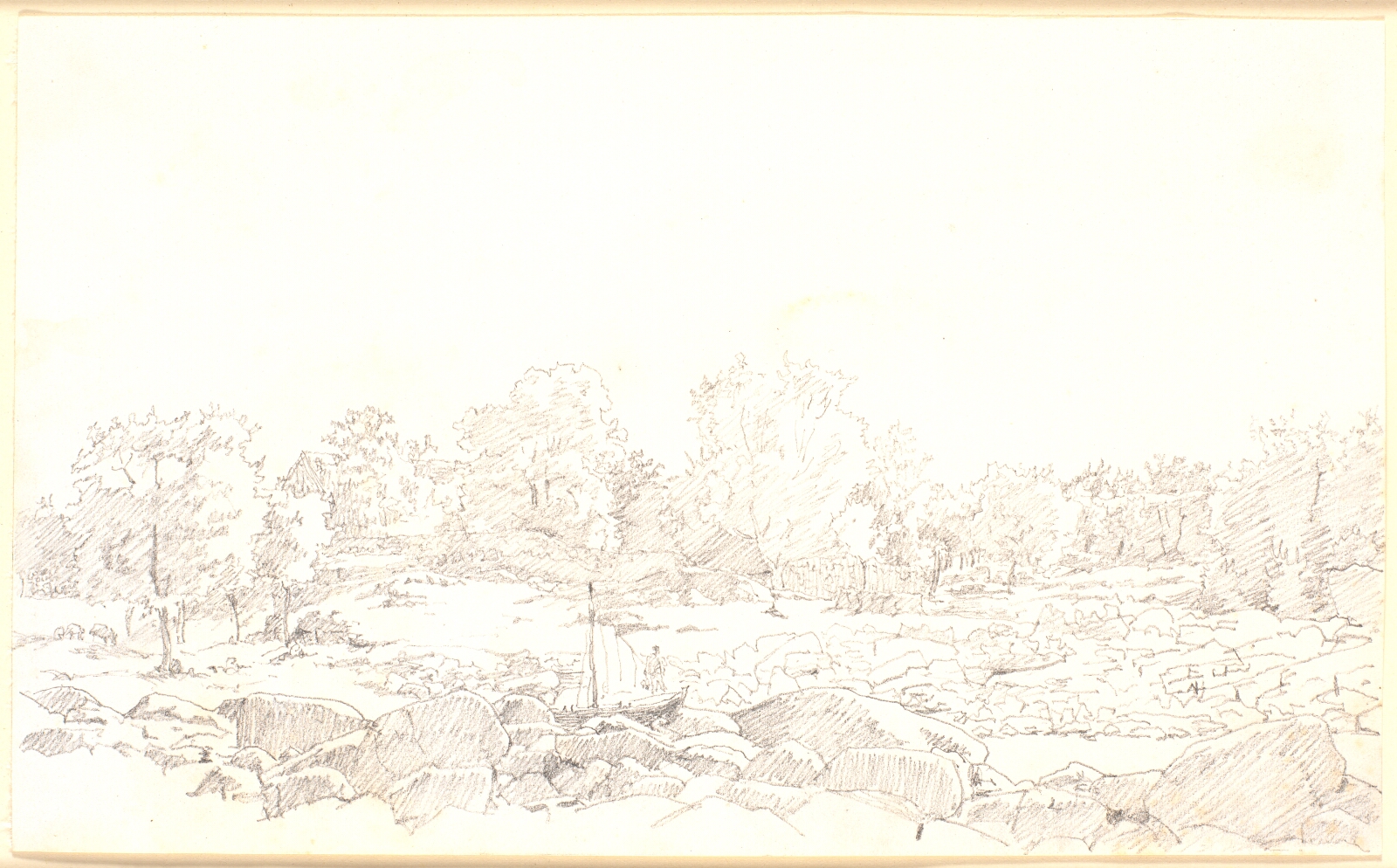 Christen Købke, Landskab fra Bornholm
