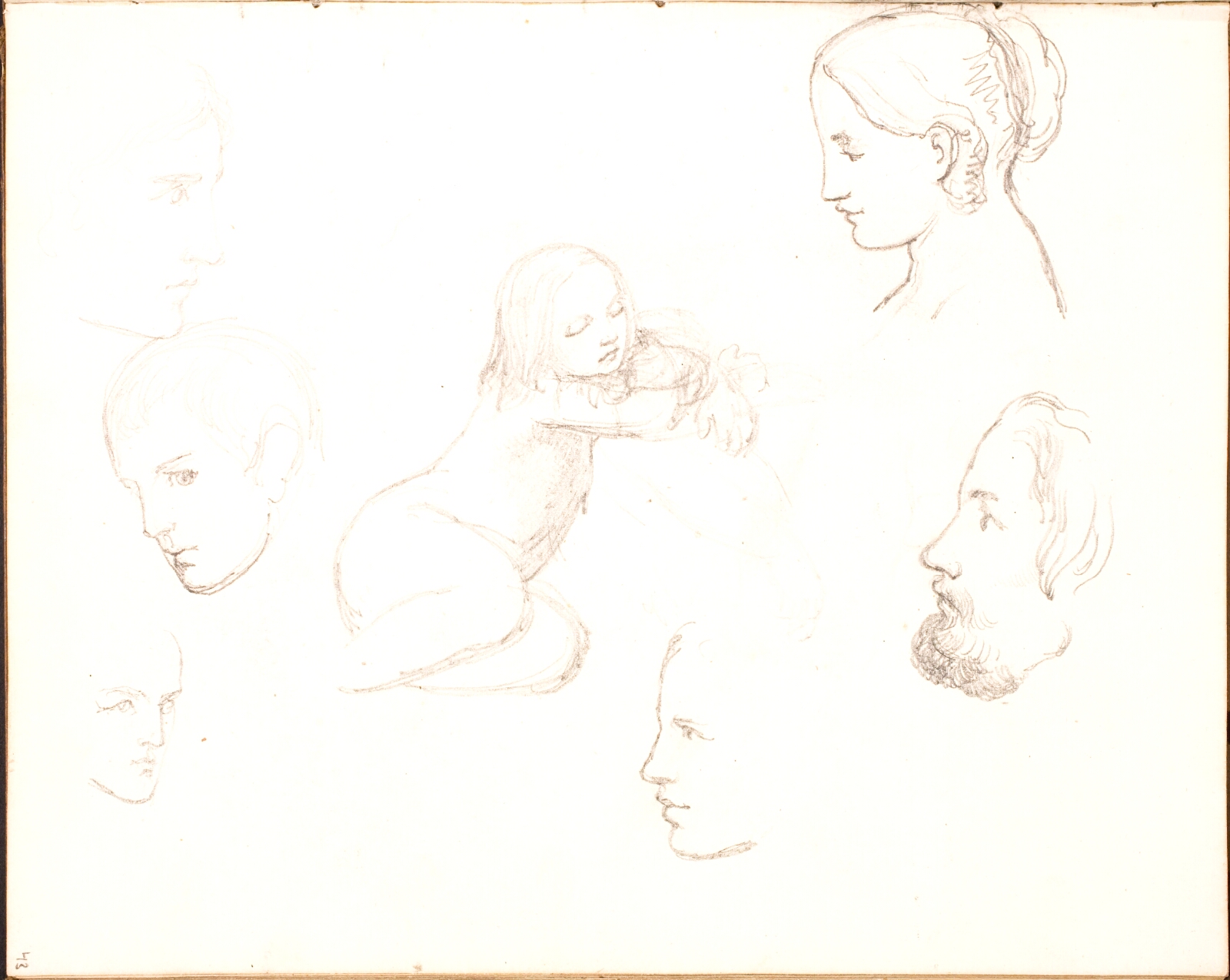 Lorenz Frølich, Skitsebog nr. 22 Dresden - München 1840-41