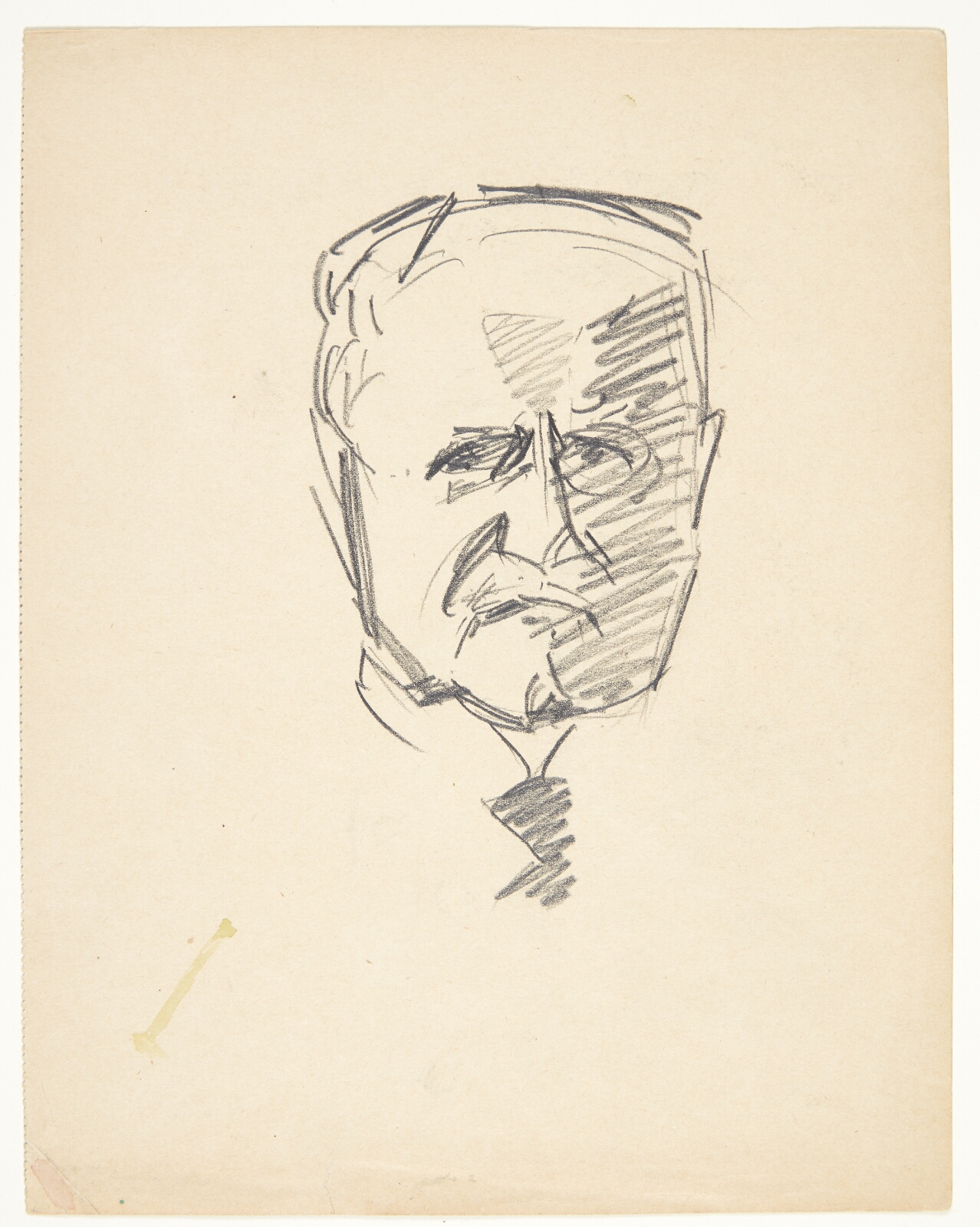 Edvard Weie, Studie til portræt af dr.med. Carl Lorentzen (1860-1932)