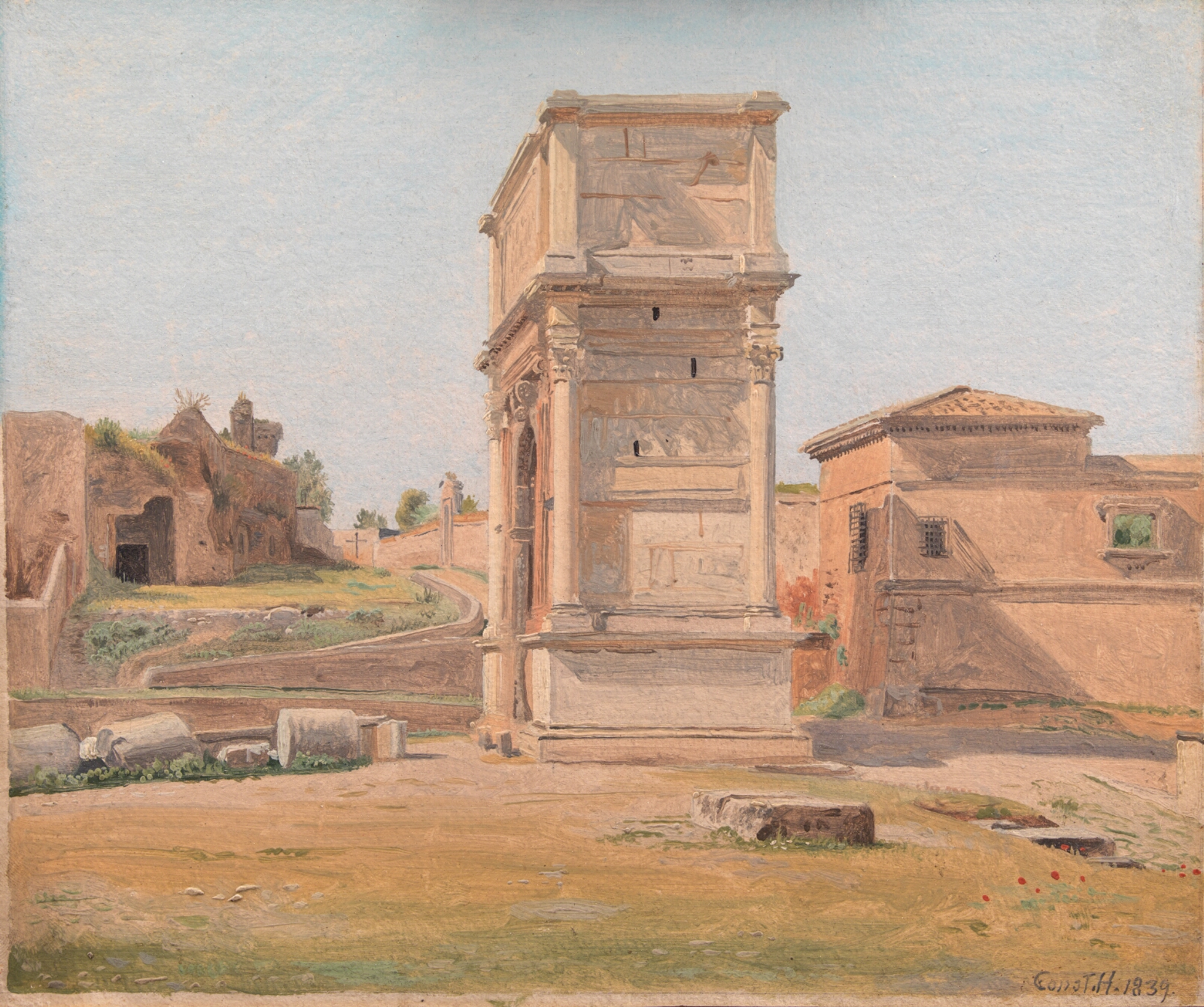 Constantin Hansen, Titusbuen i Rom