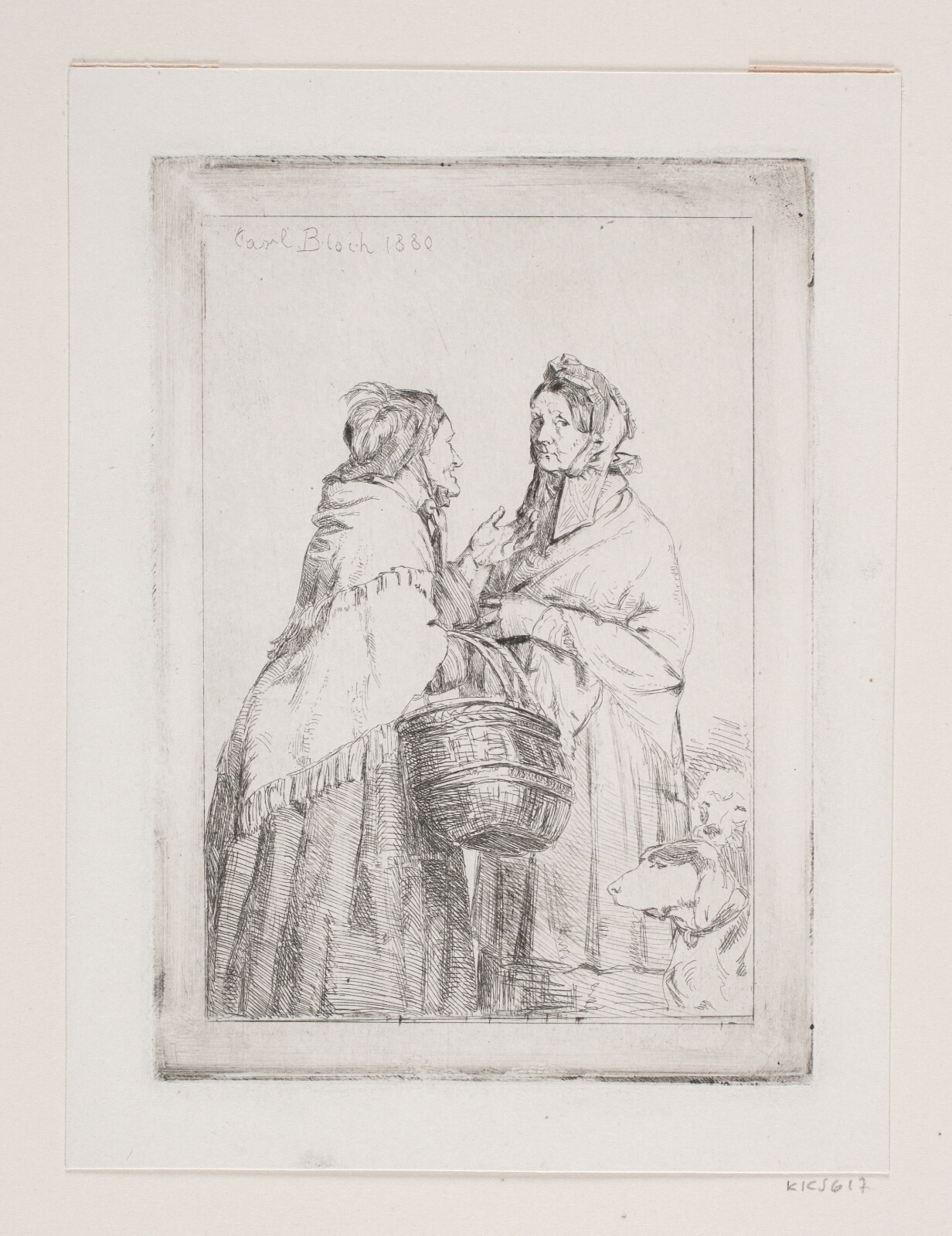 Carl Bloch, De sladrende koner