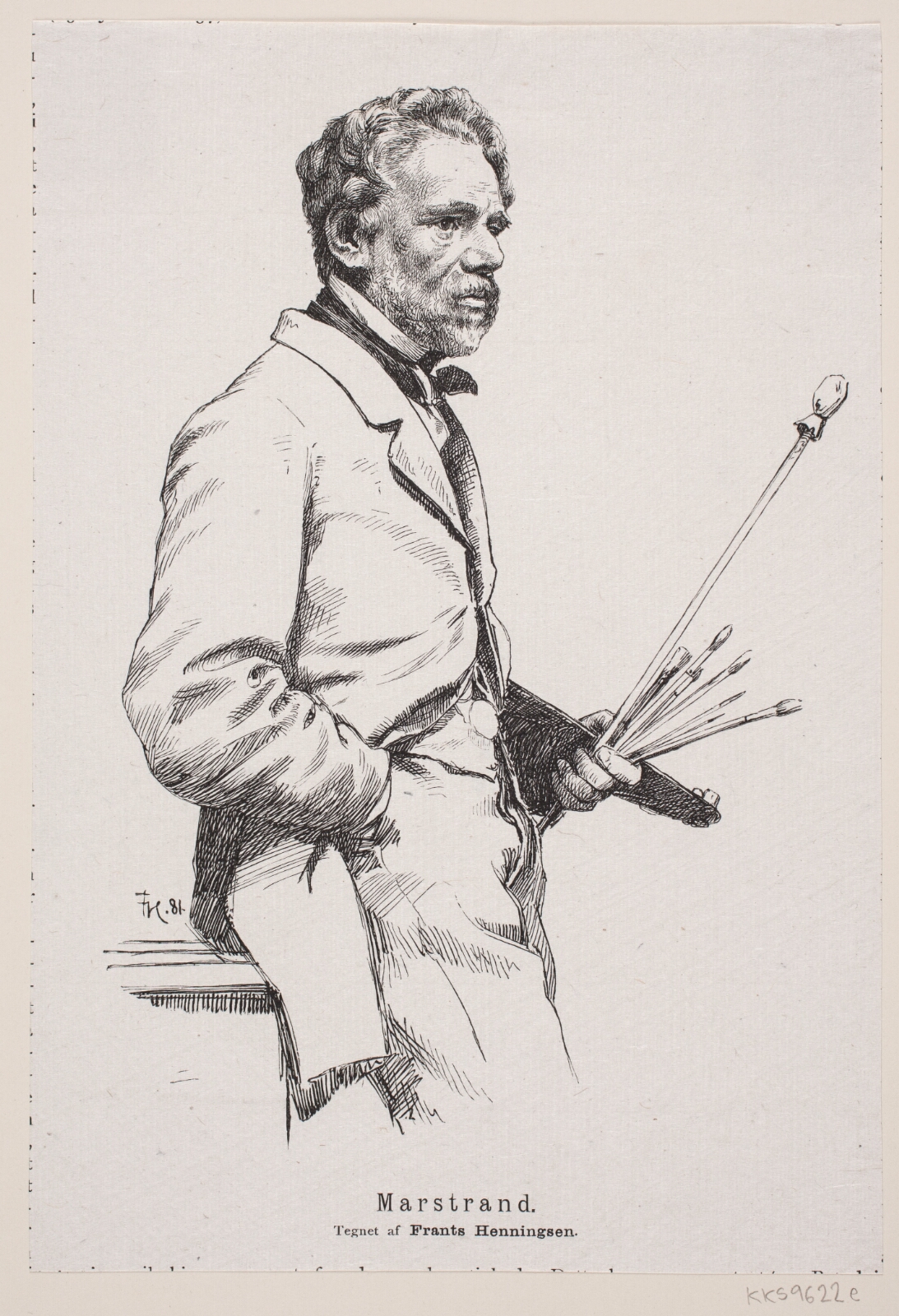 F. Hendriksen, Wilhelm Marstrand