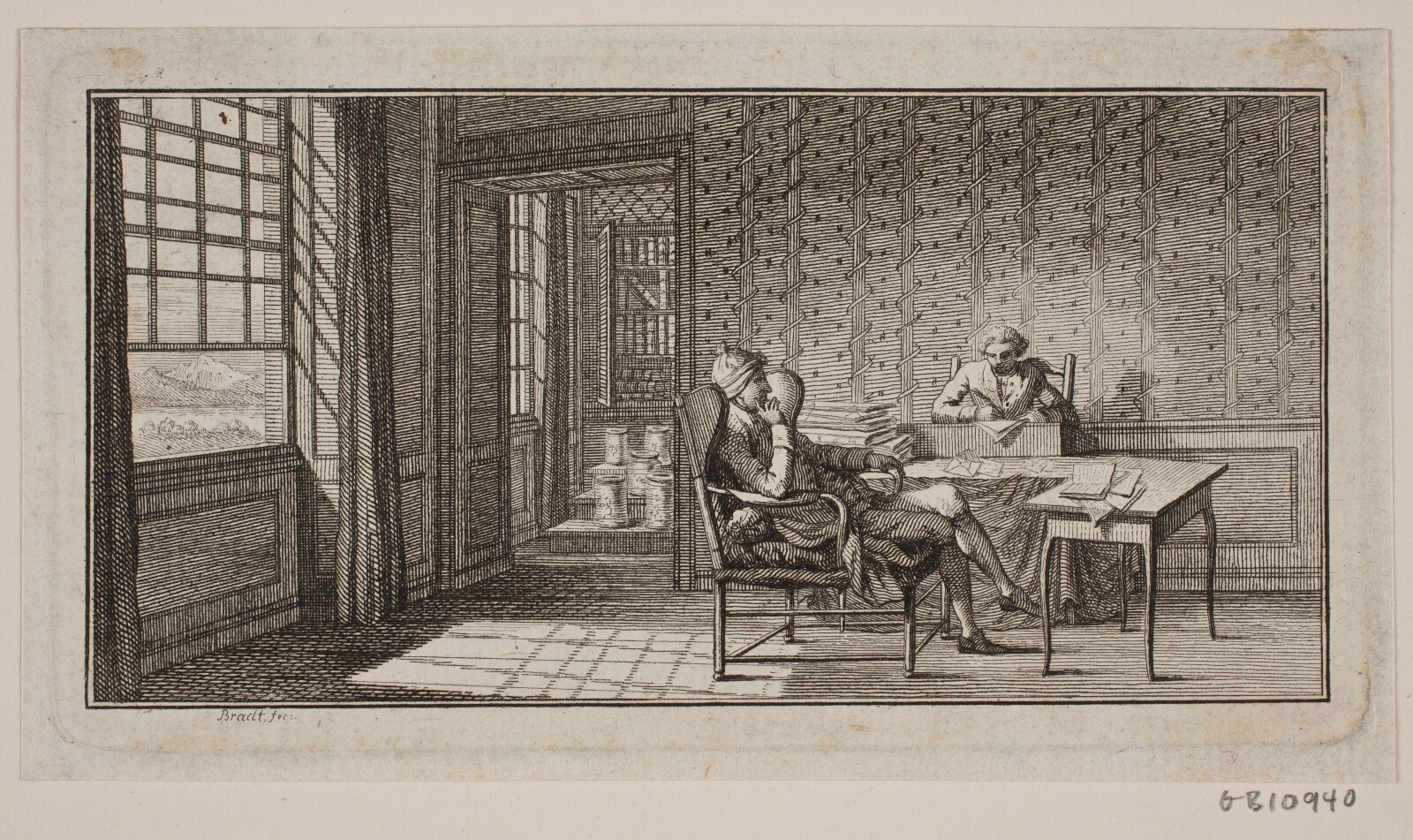 J.F. Clemens, Det indre af en stue