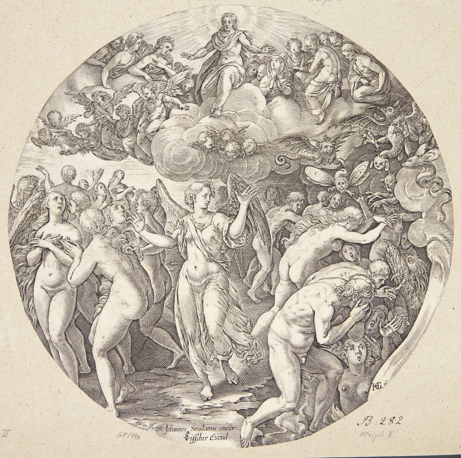 Hendrick Goltzius, Adskillelsen af de frelste og de fordømte