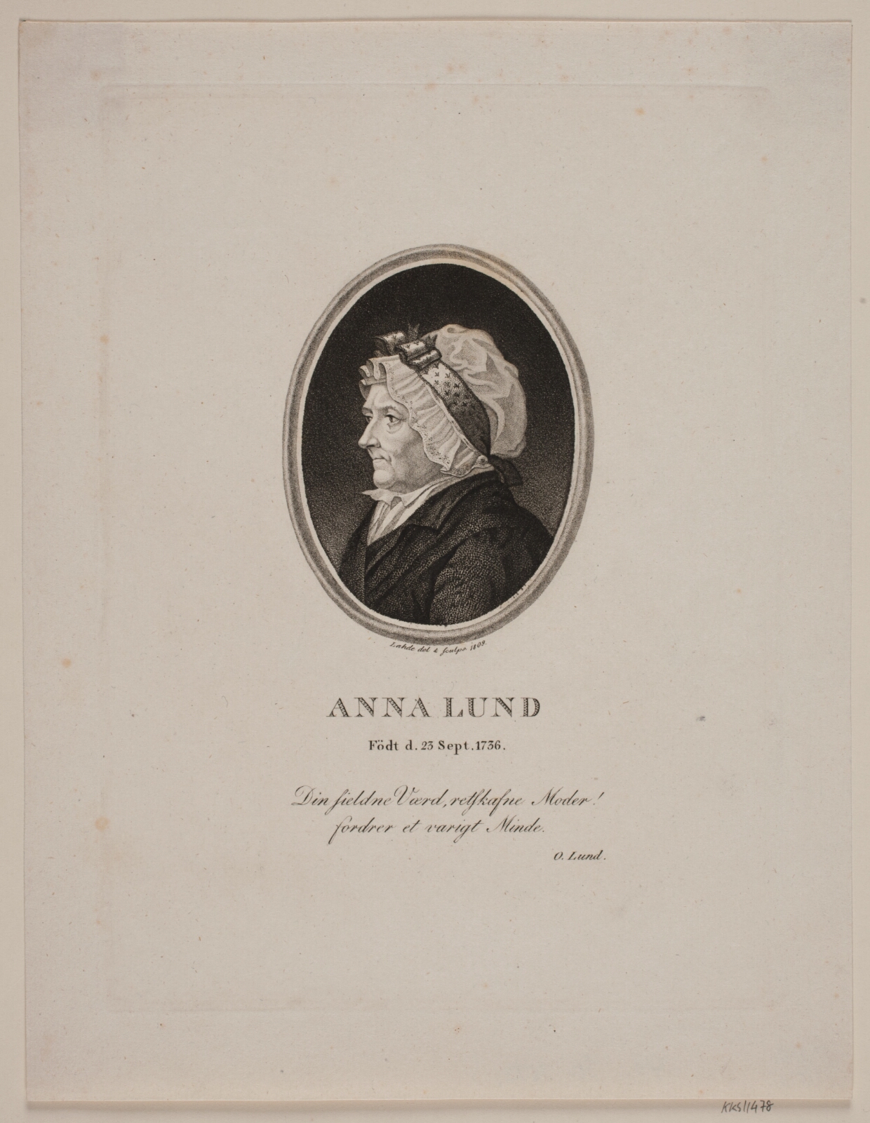 Gerhard Ludvig Lahde, Anna Lund