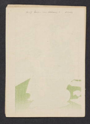 Geishaer forbereder underholdning (aftryk fra grøn skyggeblok), Chōbunsai Eishi, 1895-1905