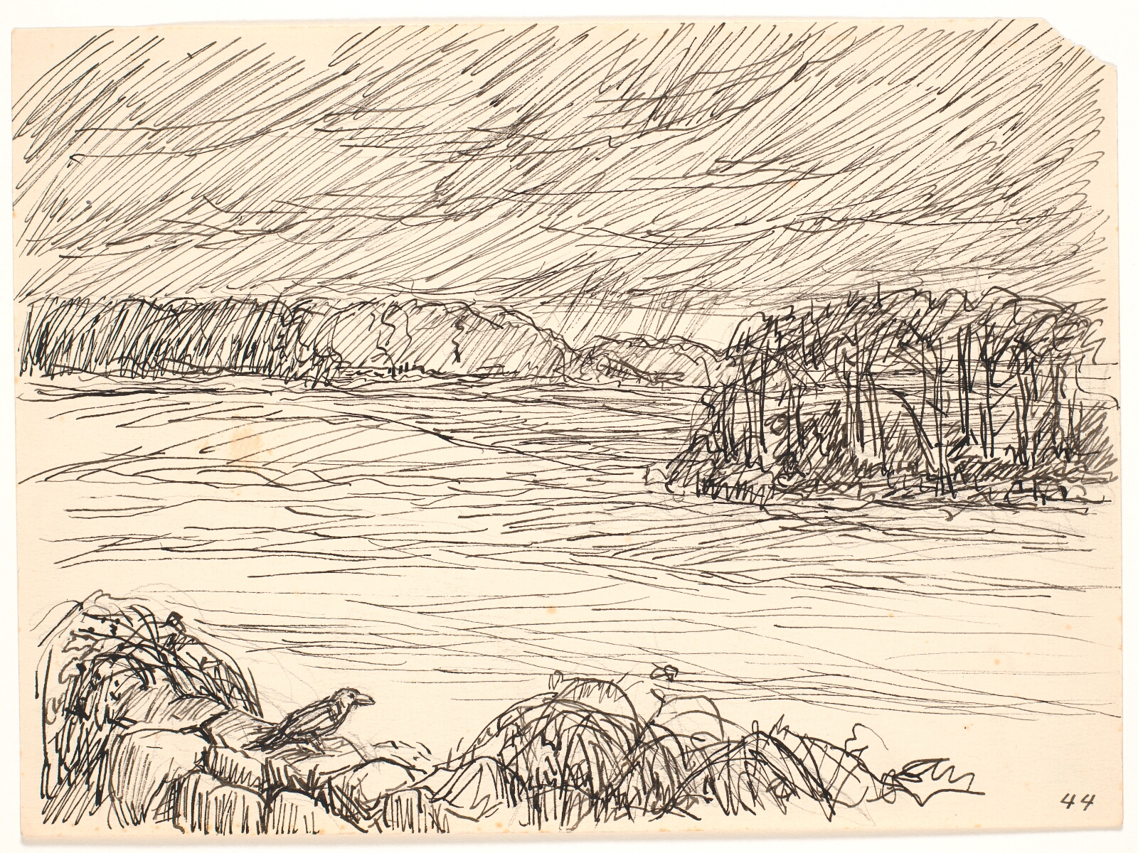 Fritz Syberg, Ravnen på gærdet