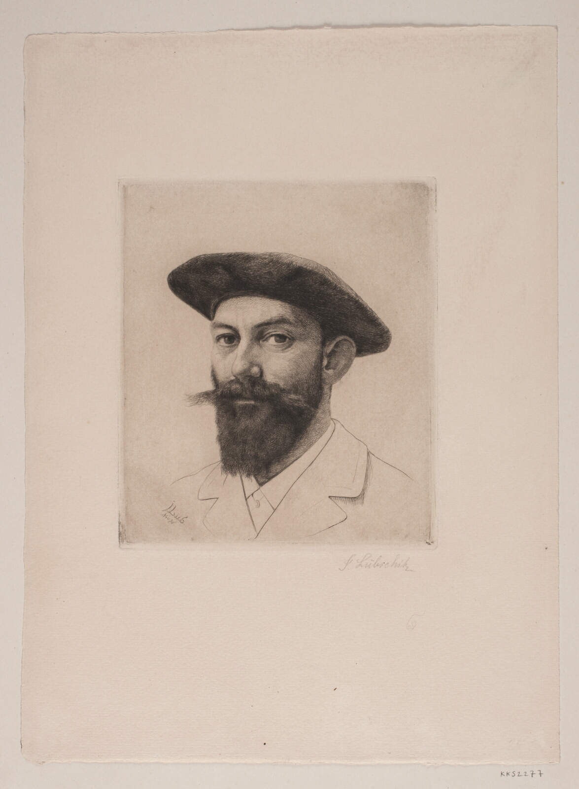 John Lübschitz, Selvportræt