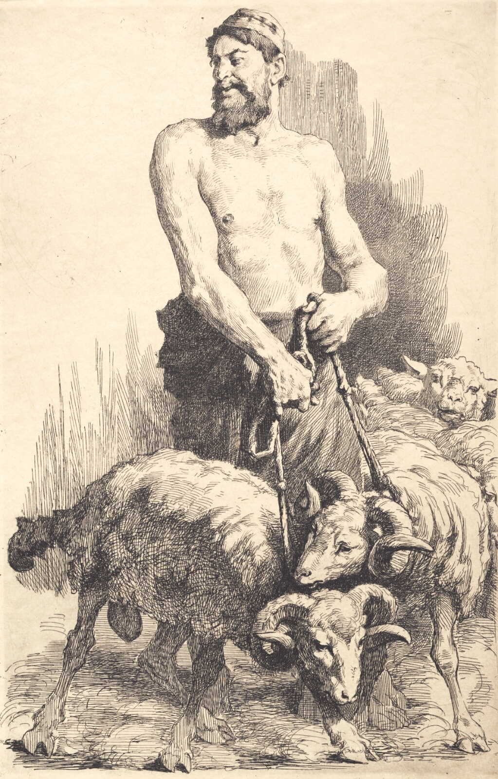 Frans Schwartz, Hyrden med vædderne