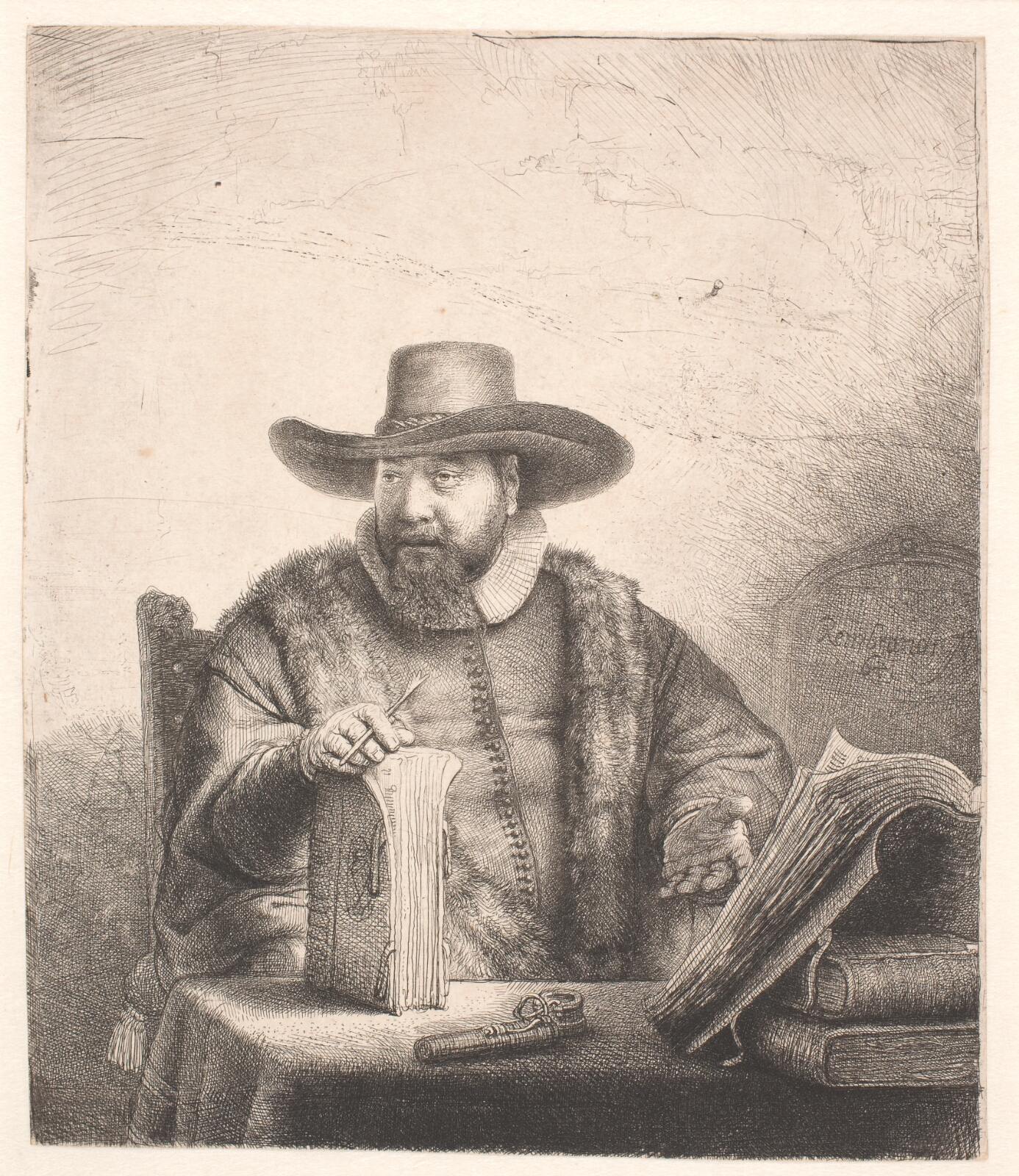 Rembrandt van Rijn, Mennoniterpræsten Cornelis Claesz Anslo