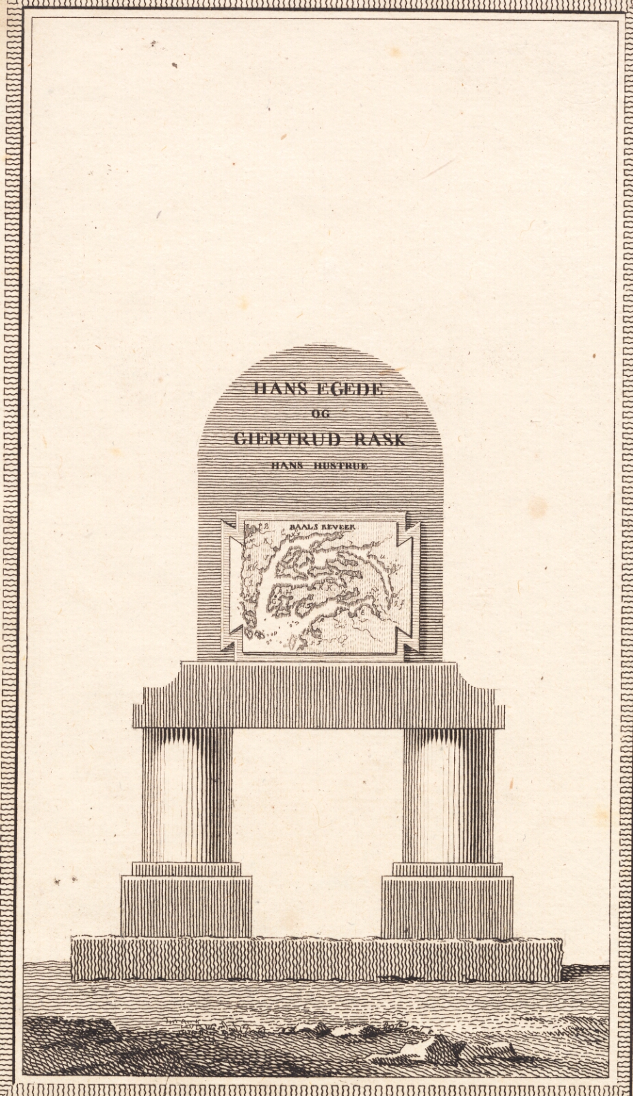 J.F. Clemens, Hans Egede og Gertrud Rask