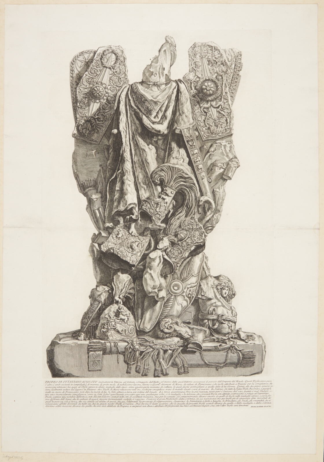 Giovanni Battista Piranesi, Octavian Augustus' trofæ ...