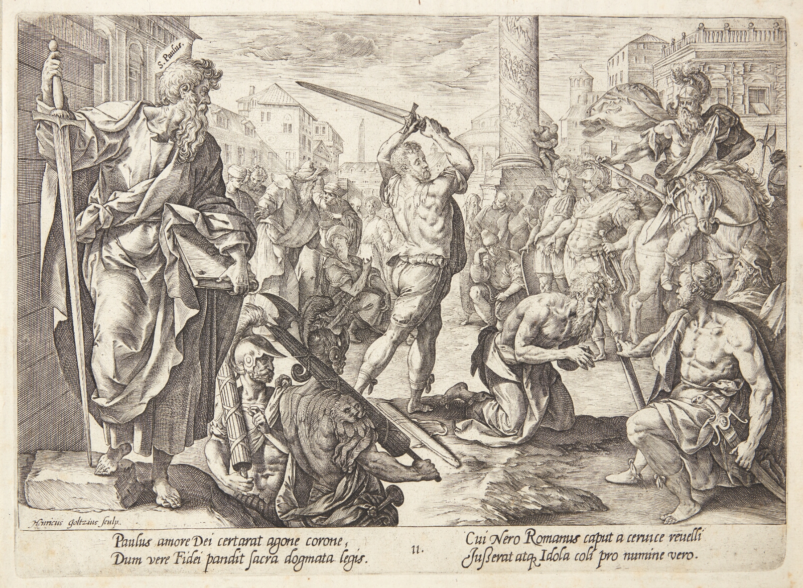 Hendrick Goltzius, Paulus' martyrium