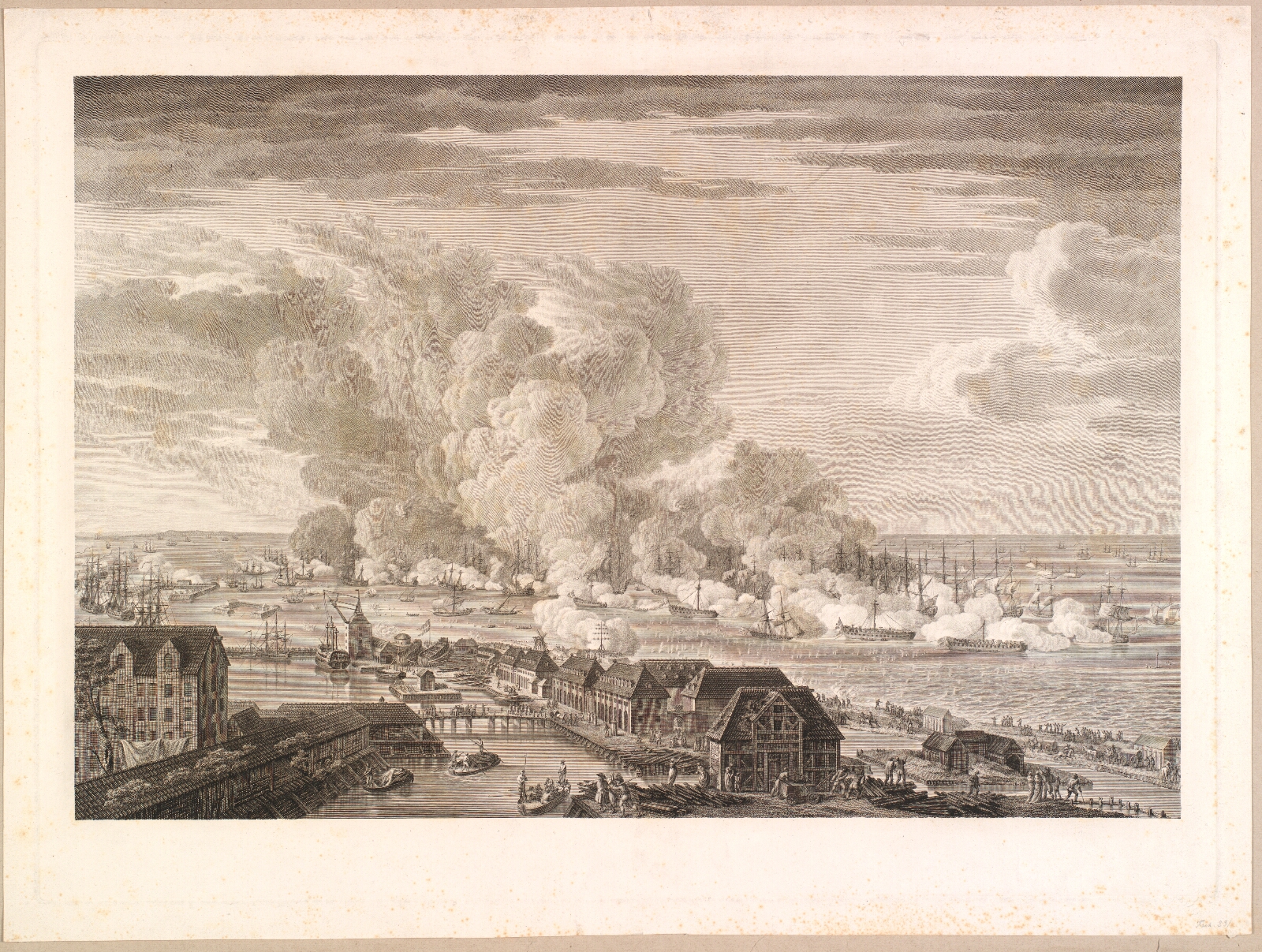 J.F. Clemens, Slaget på Reden d. 2. april 1801