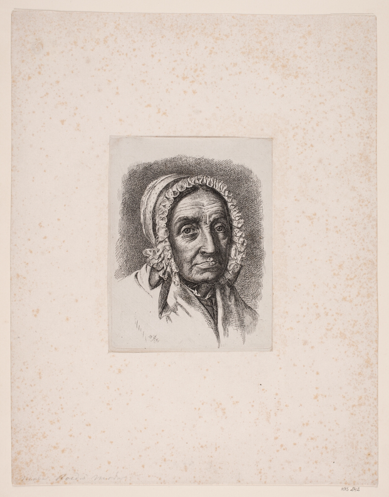 Jørgen Roed, Kunstnerens moder, Ellen Roed