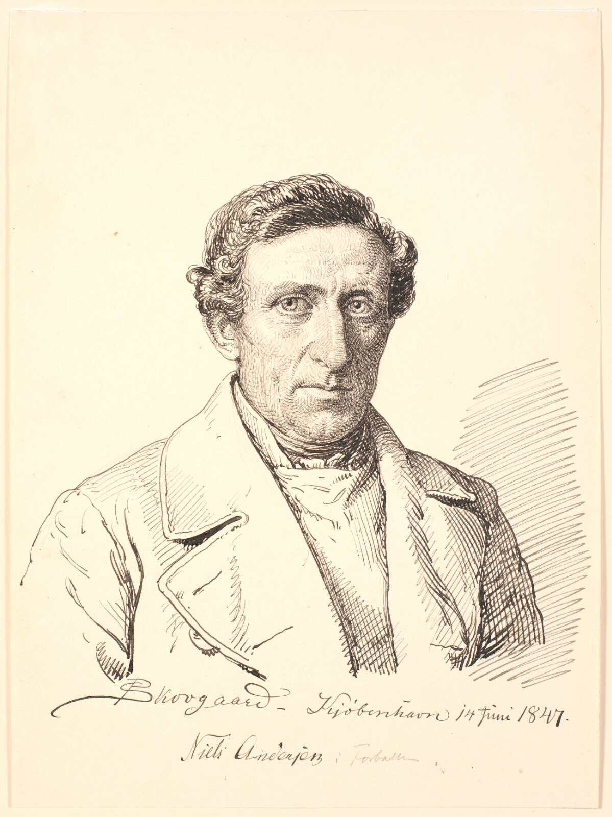 P.C. Skovgaard, Portræt af Niels Andersen i Forballe.